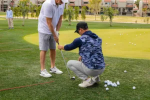 Joe DiChiara instructing a student